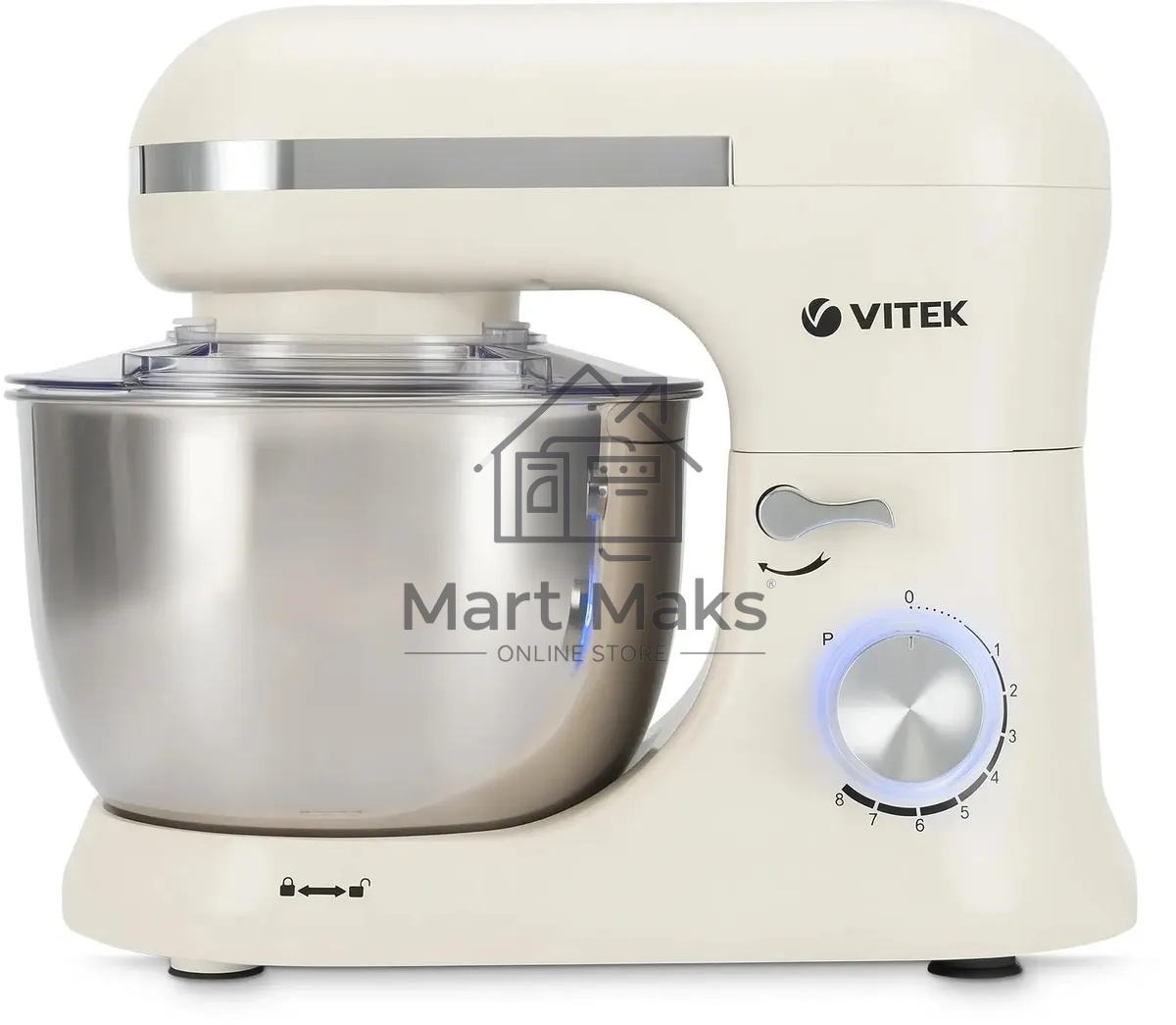 Миксер планетарный Vitek VT-PM0110 1500Вт кремовый