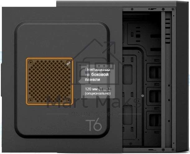 Компьютерный корпус Zalman ZM-T6 черный без БП ATX 1xUSB2.0 1xUSB3.0 audio bott PSU