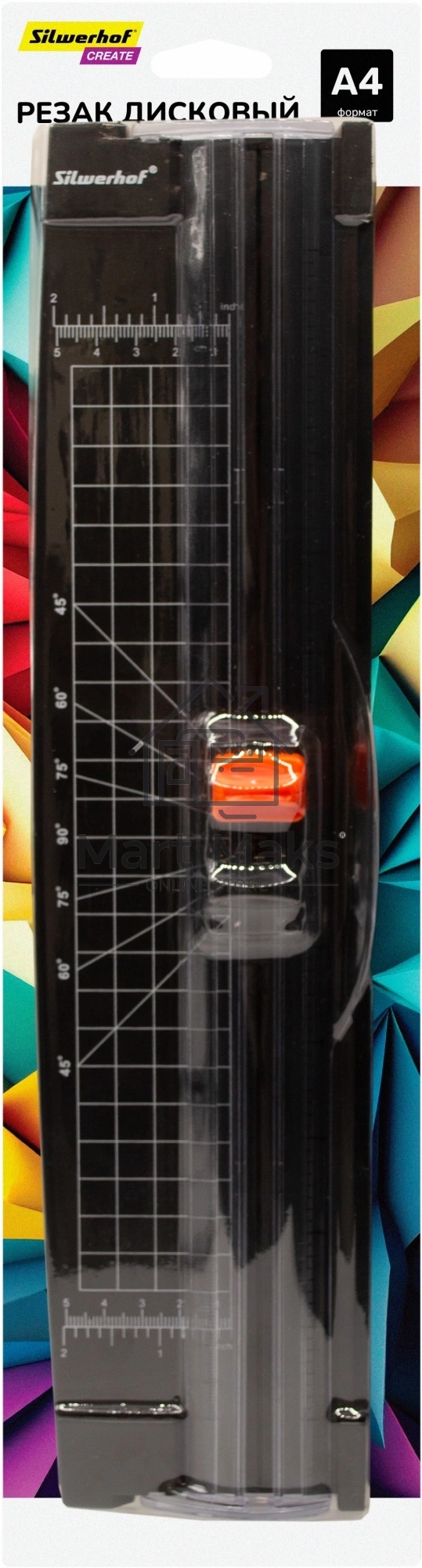 Резак дисковый Silwerhof Create A4/10лист./360мм/ручн.прижим