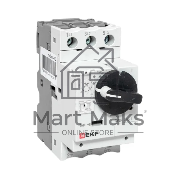 Выключатель автоматический для защиты двигателя GV2P 0.63-1А EKF gv2pm-1.0