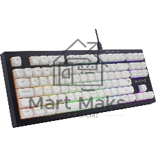 Клавиатура проводная игровая Defender Harpie GK-401 RU,чер/бел,87кн+FN,радуж,1.5м