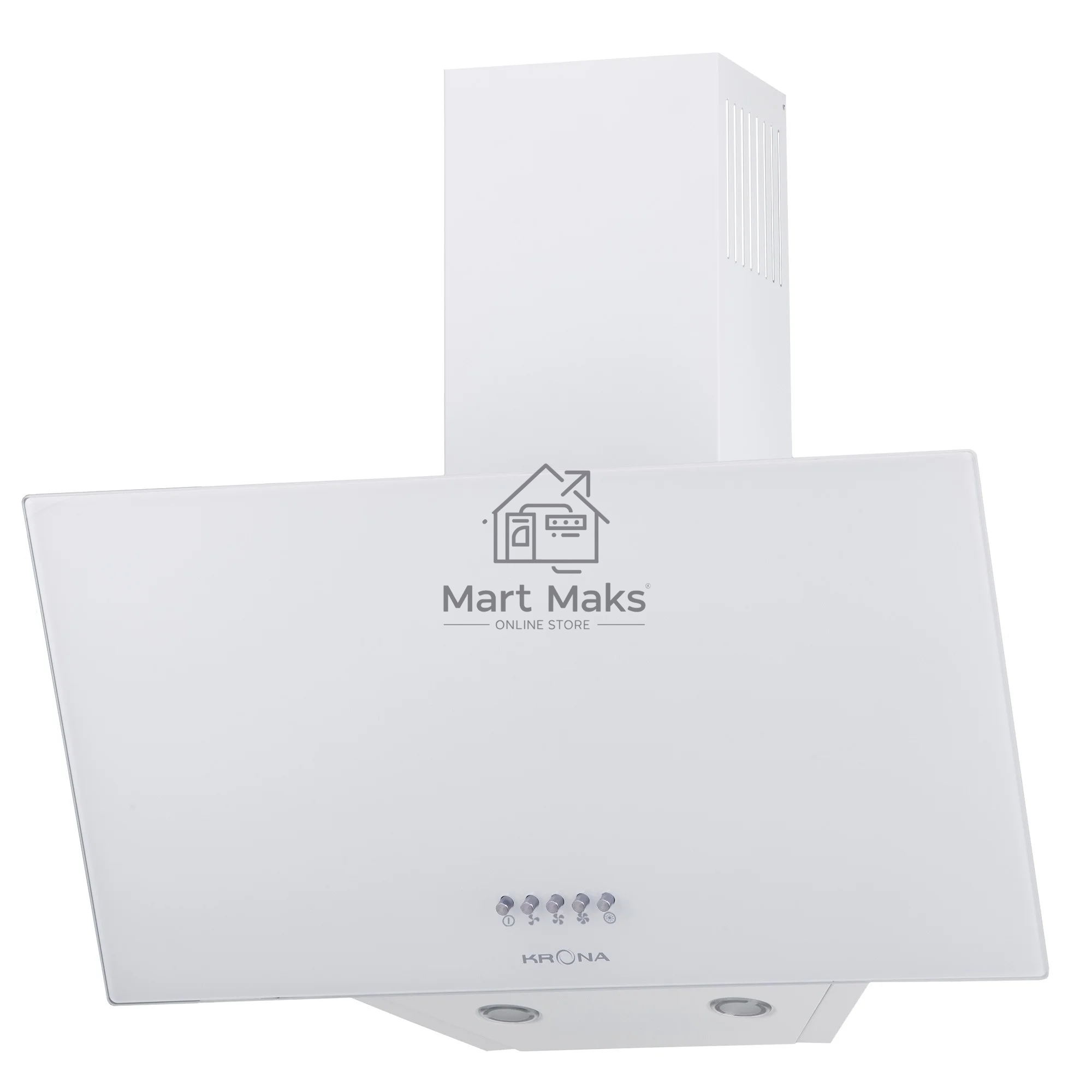 Наклонная вытяжка Krona HELGA 600 white PB