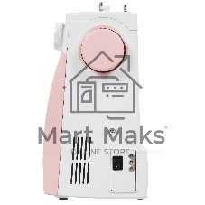 Швейная машина Janome HD1023 белый/розовый, электромеханическая, вертикальный качающийся, 25 операций, автоматическая петля