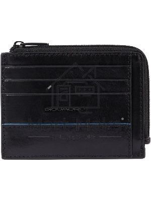 Кошелек мужской Piquadro Blue Square Revamp PP4822B2VR/N, натур.кожа, черный