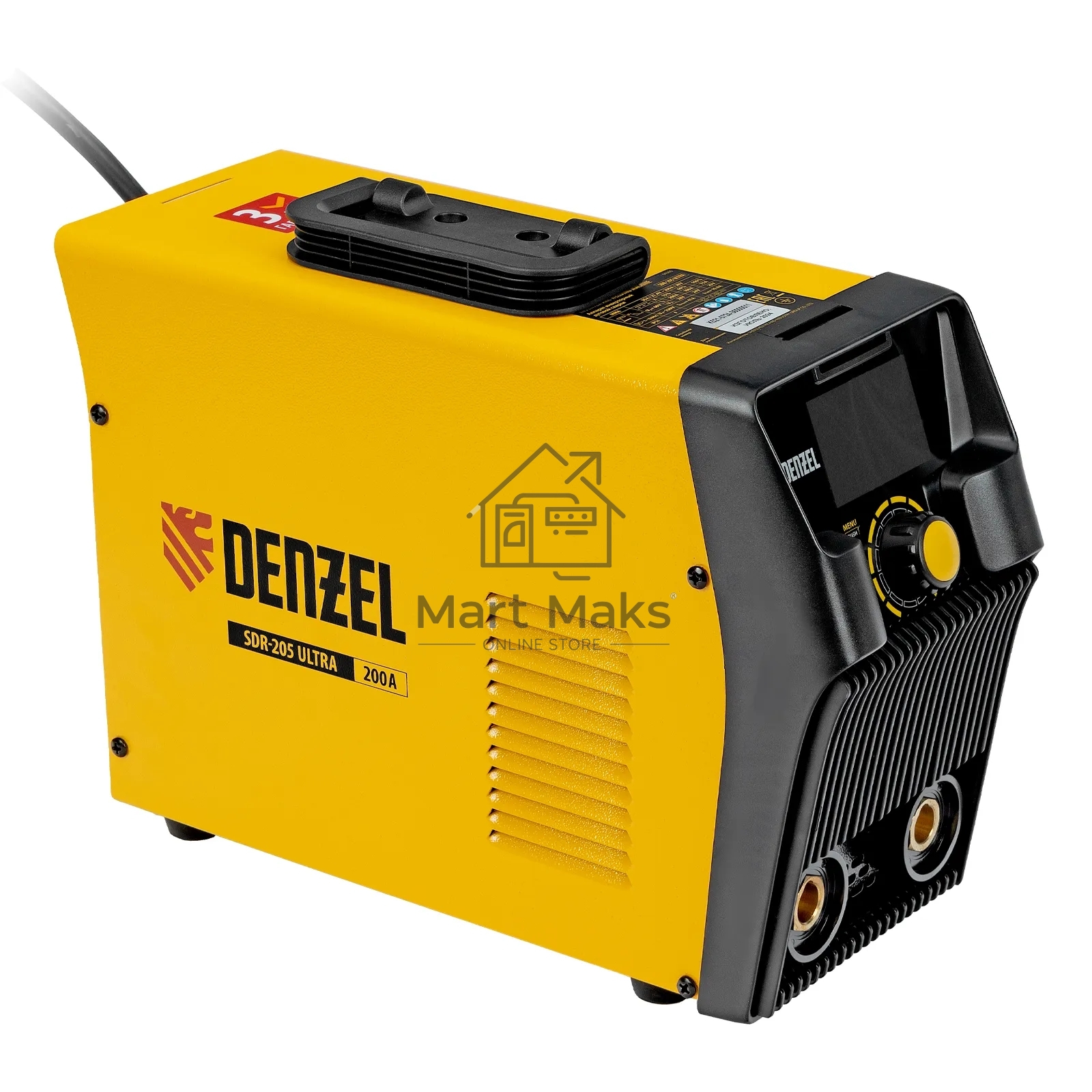 Аппарат инвертор. дуговой сварки SDR-205 Ultra, 200 А, ПВ 60% Denzel