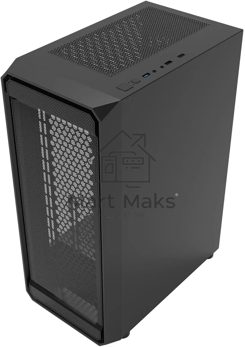 Компьютерный корпус Bloody BD-CC114 черный без БП ATX 8x120mm 1xUSB2.0 1xUSB3.0 audio bott PSU