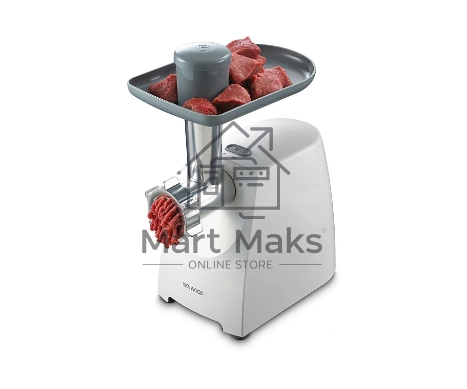 Мясорубка электрическая Kenwood MG 360 белый, 1400 Вт, 1.5 кг/мин, реверс, насадки - 5