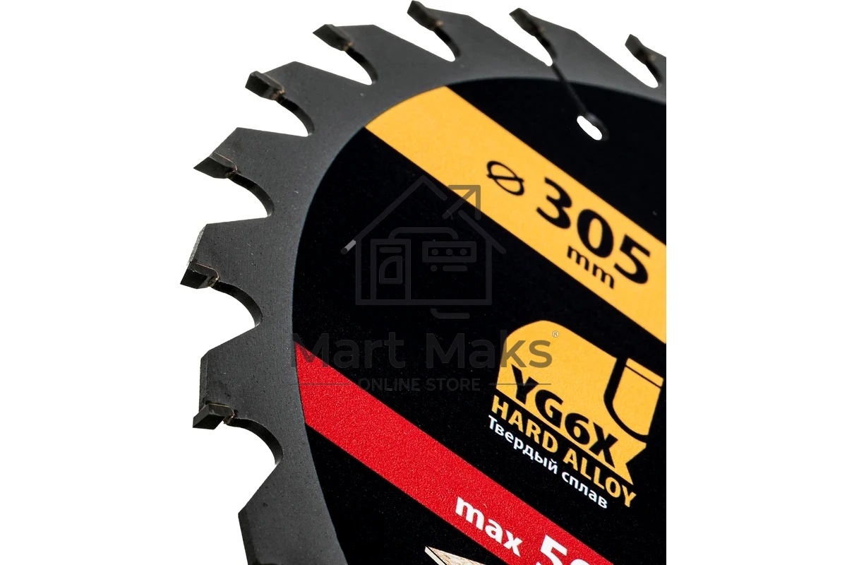 Пильный диск по дереву Denzel ф305 х 32 мм, 32 зубьев 733677