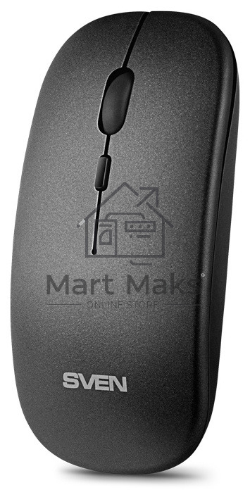 Мышь беспроводная SVEN RX-565SW темно-серый, 1600 dpi, радиоканал, USB, кнопки - 4