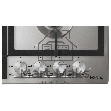 Газовая варочная поверхность Korting HG 665 CTX, 4 конфорки, эмалированный металл, 8300 Вт
