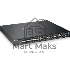 Коммутатор ZyXEL XS3800-28, 4×10 Гбит/с + 8×10 Гбит/с комбо + 16×SFP+, управляемый
