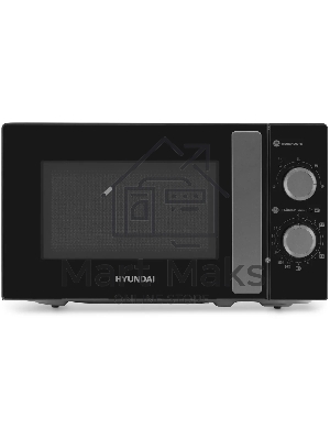 Микроволновая печь Hyundai HYM-M2091 черный, 20 л, 700 Вт, переключатели - поворотный механизм