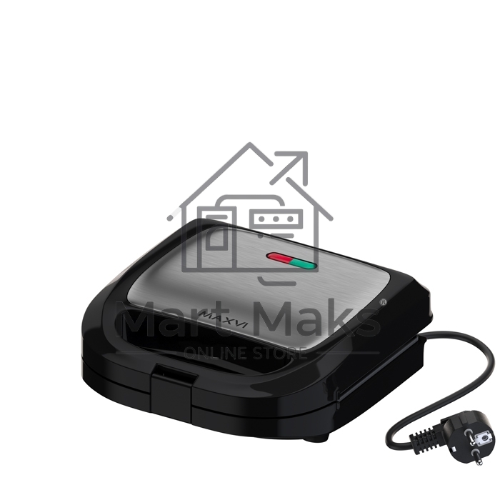 Сэндвичница MAXVI SM751S silver-black