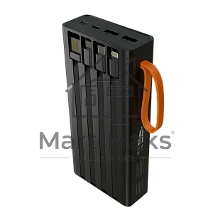 Мобильный аккумулятор More choice (4620202550569) PB22-20 с кабелем 2USB 2.1A - 20000mAh черный