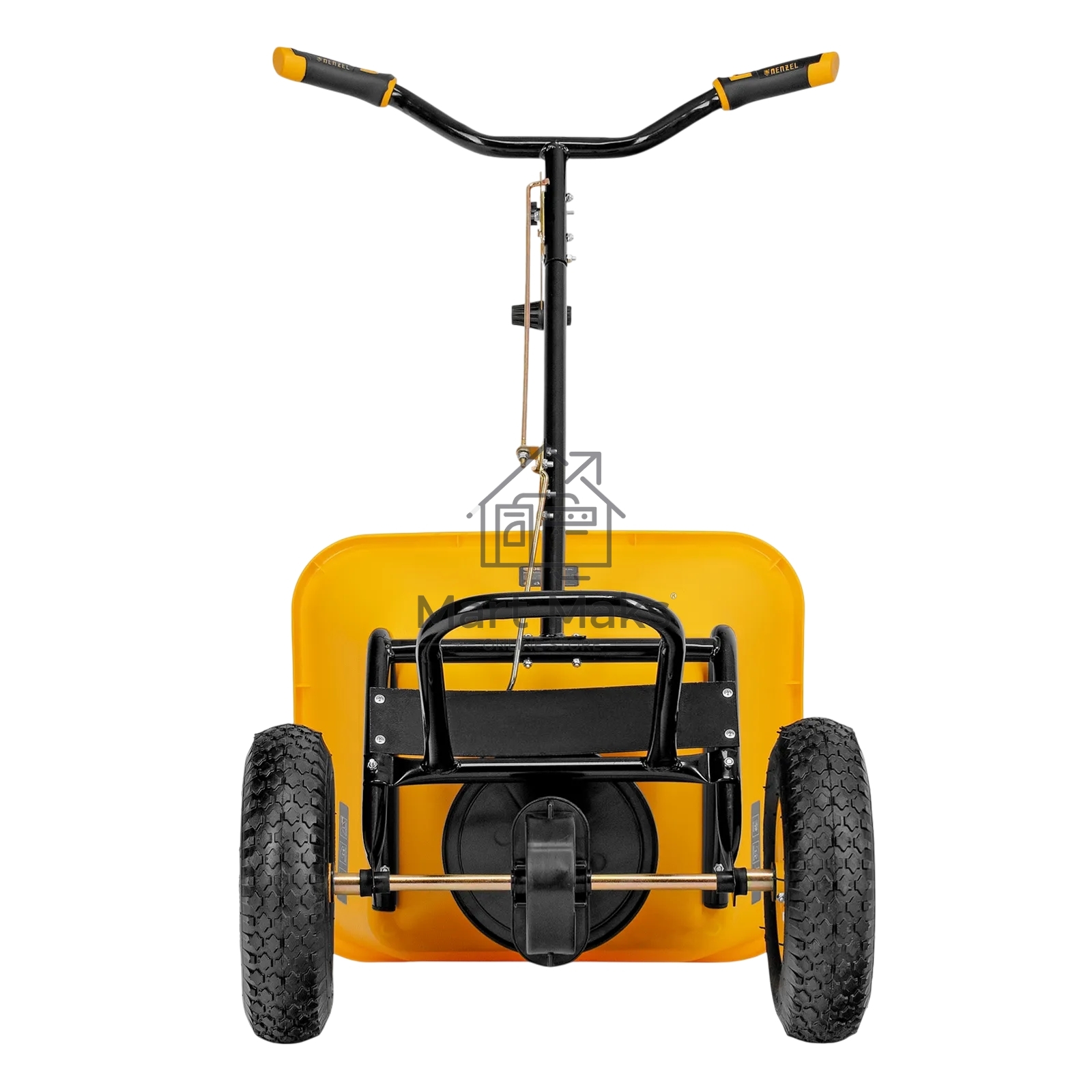 Механическая сеялка на колесах Denzel 45 л