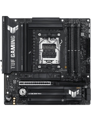 Материнская плата ASUS TUF GAMING B850M-PLUS WIFI, AM5, AMD B850, 4xDDR5, 4xSATA, 3xM.2, 1xPCIe 4.0 x16, 1xHDMI, 1xDP, 1x 2.5Gb LAN, 1xUSB-C 20Gbps, 3xUSB-A 10Gbps, 4xUSB-A 5Gbps, 4xUSB-A 2.0, 7.1, micro-ATX