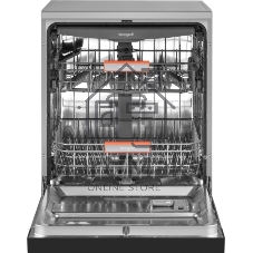 Посудомоечная машина Weissgauff DW 6038 X Inverter, нержавеющая сталь, 59.8 см, 14 компл., сушка конденсационная, 49 дБ, класс A++