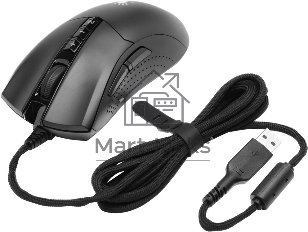 Мышь проводная A4Tech Bloody ES9 Plus черный, 10000 dpi, USB, кнопки - 8