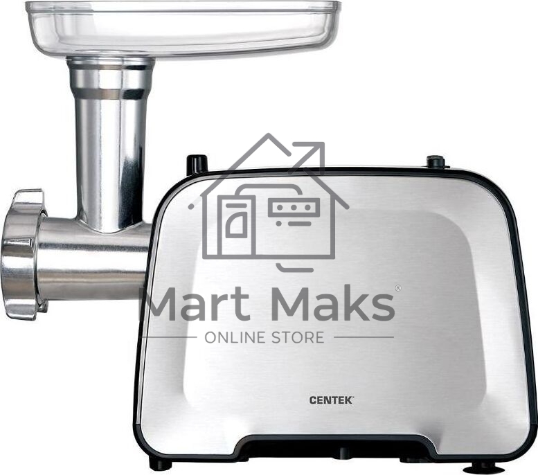 Мясорубка электрическая Centek CT-1604 белый, 2200 Вт, 2.2 кг/мин, реверс, насадки - 2