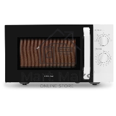 Микроволновая печь Hyundai HYM-M2023 белый/хром, 23 л, 800 Вт, переключатели - поворотный механизм