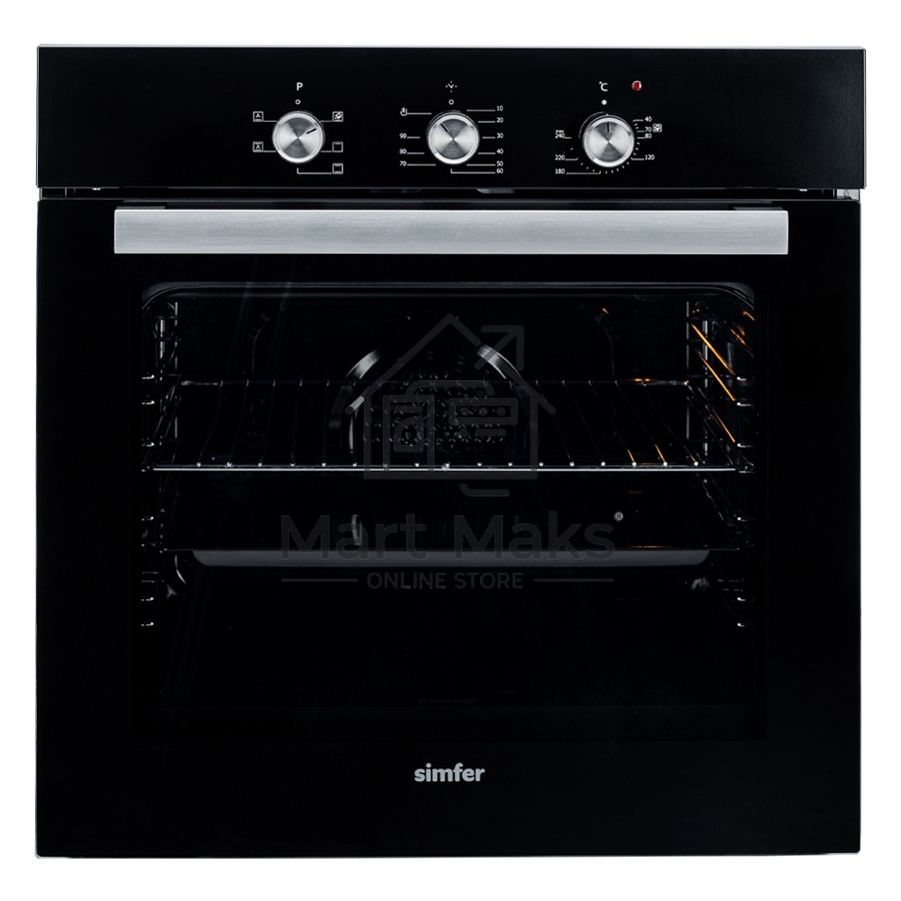 Электрический духовой шкаф Simfer B6EB16023 черный