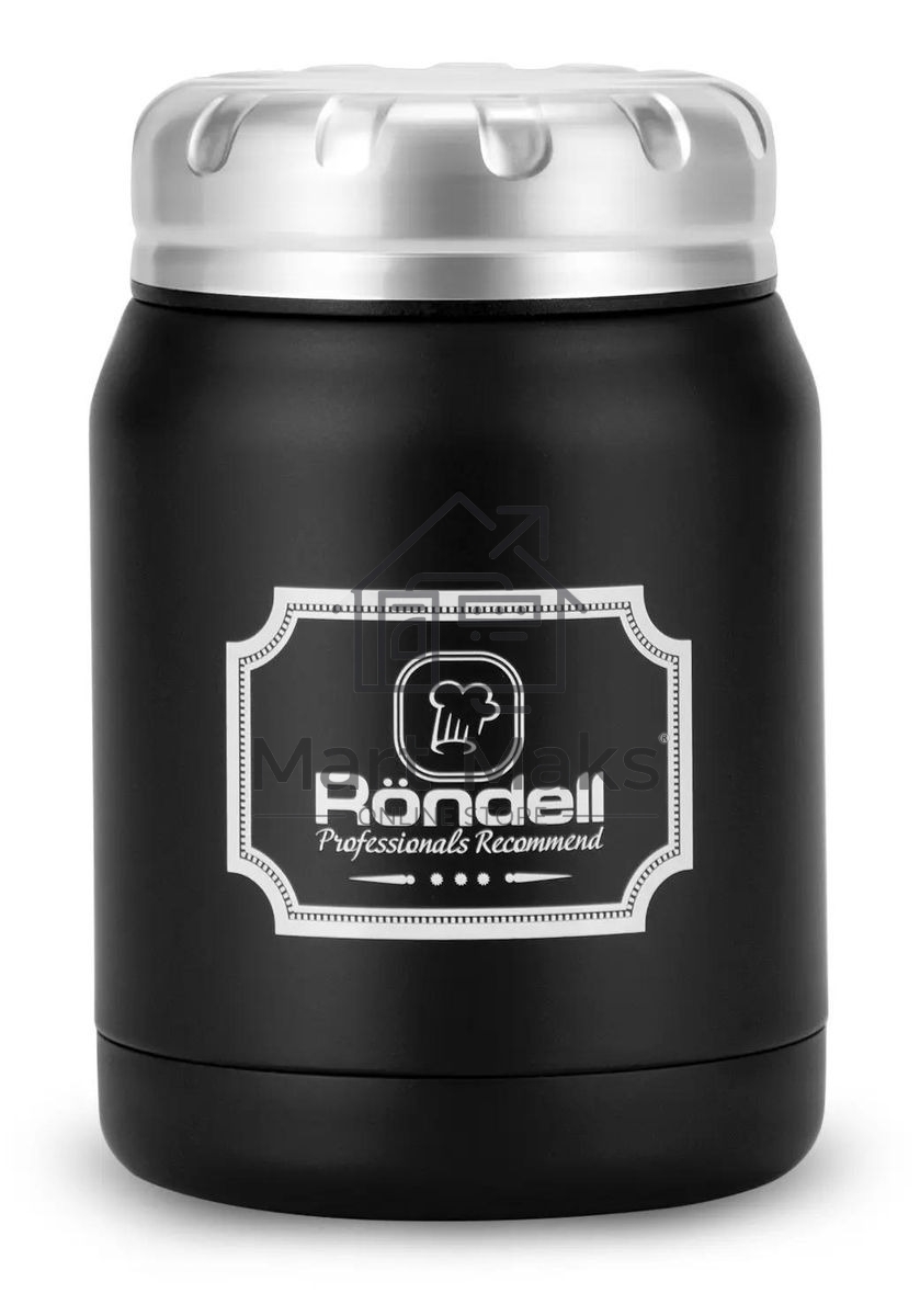 Термос для еды Rondell RDS-942 Black Picnic 0,5 л