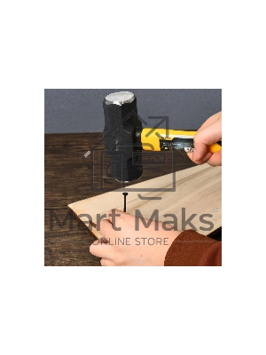 Кувалда Deli DL447003 1,36кг, рукоятка из высокопрочного стекловолокна