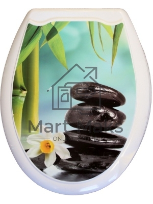 Сиденье для унитаза жесткое Три камня 104-406-19