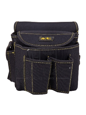 Поясная сумка монтажника Deli DL-P4 220 x 200 x 140мм, 6 карманов, ткань Оксфорд 600D