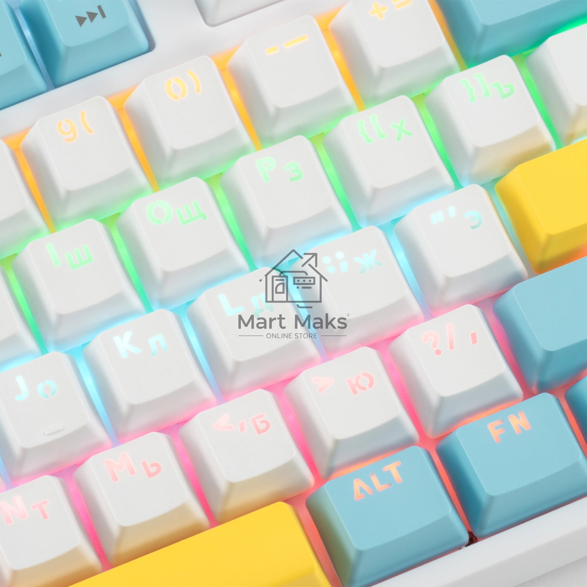 Клавиатура Oklick K951X (1901079) проводная, USB, белый