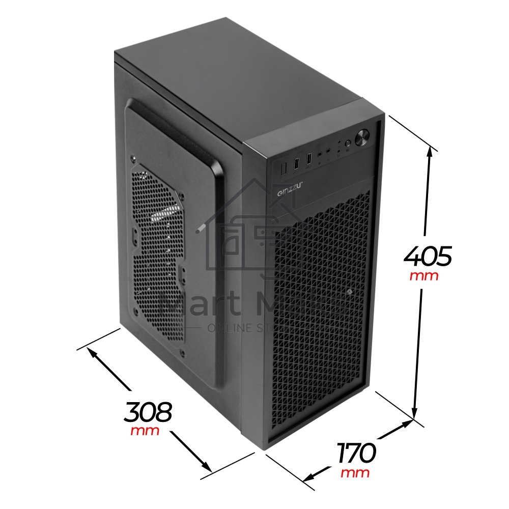 Компьютерный корпус Ginzzu A400 ATX