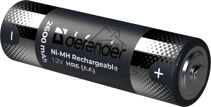 Аккумуляторная батарея Defender HR6-2BL 2600 mAh АА, Ni-MH, блистер, 2 шт.