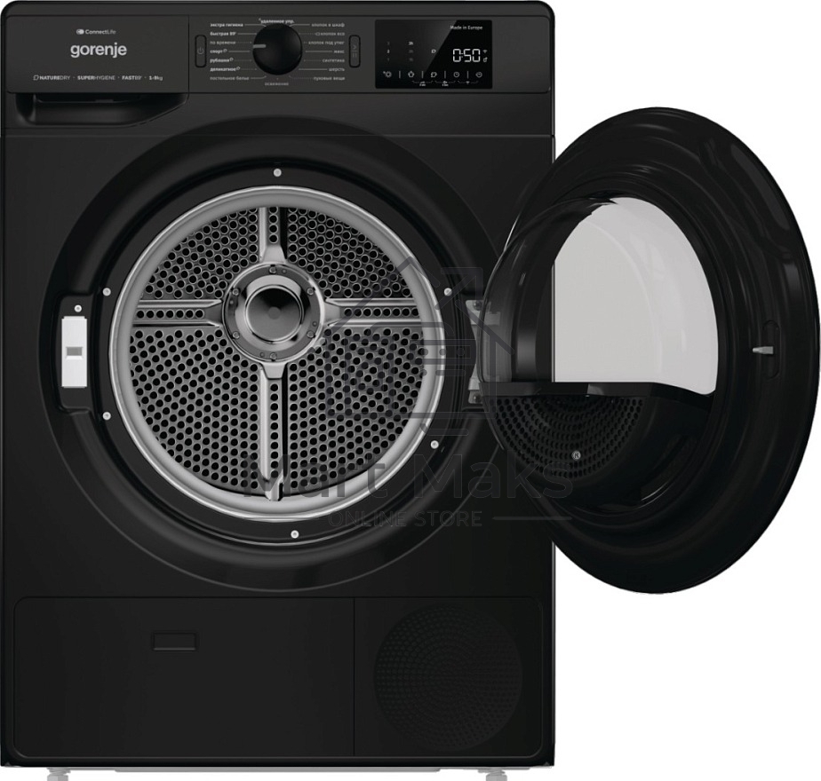 Сушильная машина Gorenje DPNE92GNLWIFI/C белый, 9 кг, сушка - тепловой насос, программ - 15, 60 x 85 x 65.3 см