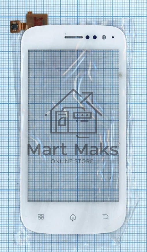 Сенсорное стекло (тачскрин) для Fly IQ442 Miracle, белое