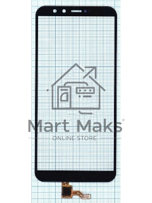 Сенсорное стекло (тачскрин) для Huawei Honor 9 Lite, черное