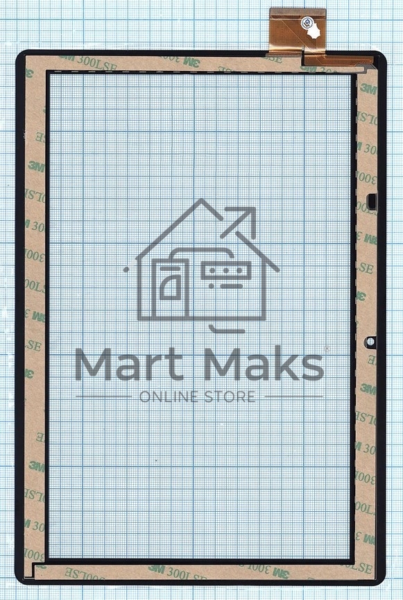 Сенсорное стекло (тачскрин) для Digma CITI 1510 DP101226-F1, черное