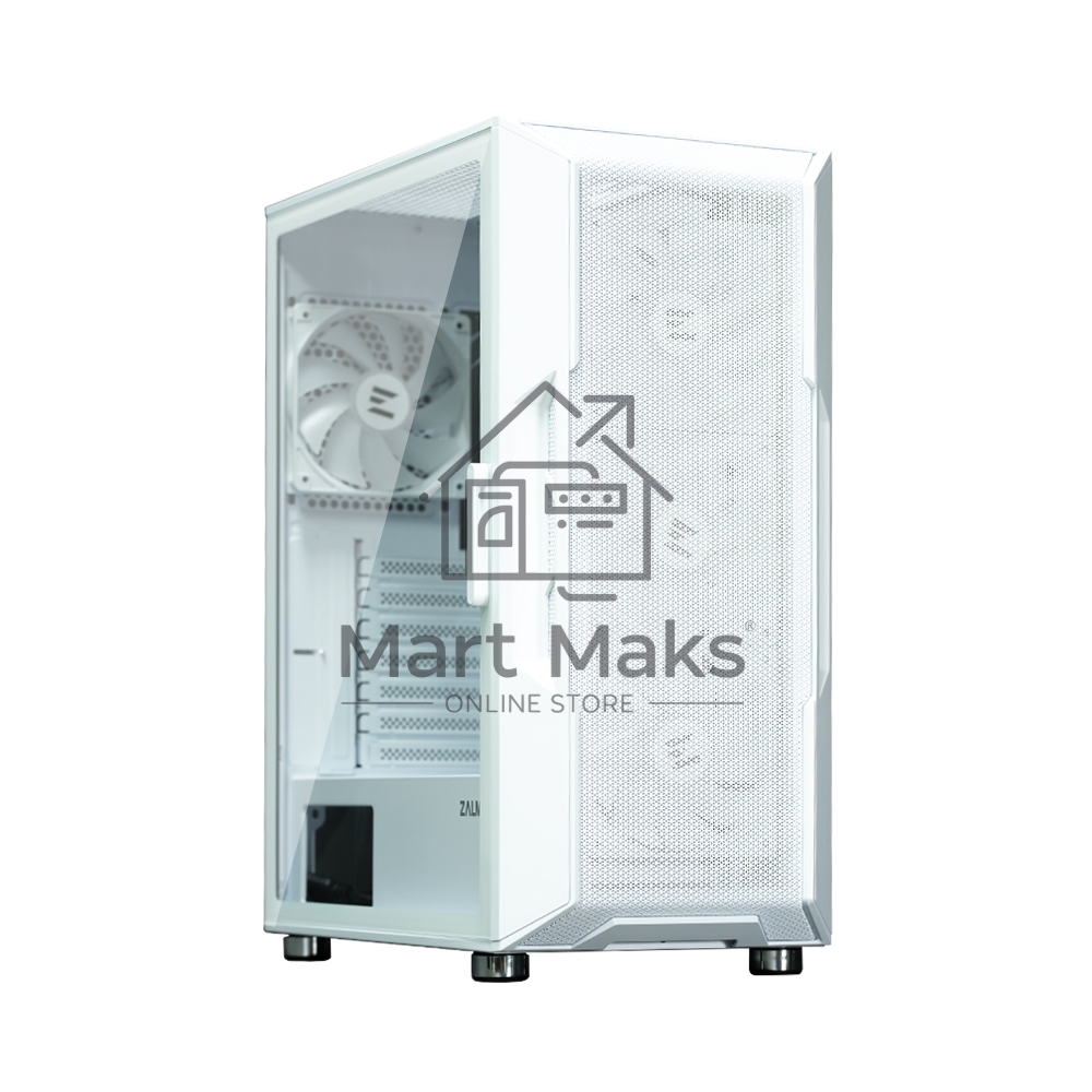 Компьютерный корпус ZALMAN I3 NEO ARGB WHITE, ATX, WHITE, FRONT MESH, WINDOW, 2x3.5