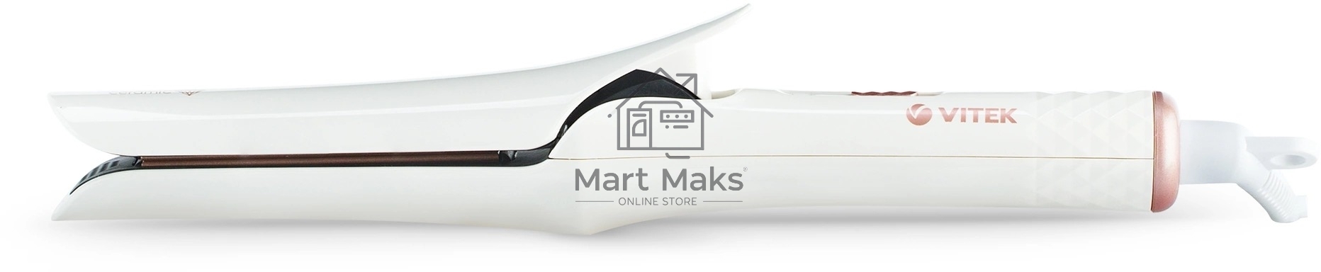 Выпрямитель Vitek VT-8406 25Вт белый макс.темп.:200С покрытие:керамико-турмалиновое