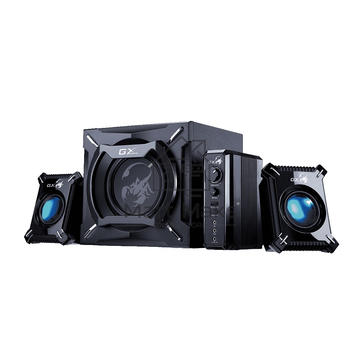 Колонки Genius SW-G2.1 2000 II, 45 W, 100–240 V, color: black