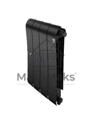 Радиатор биметаллический Royal Thermo Infinity 500 Noir Sable VR80 - 4 секц.