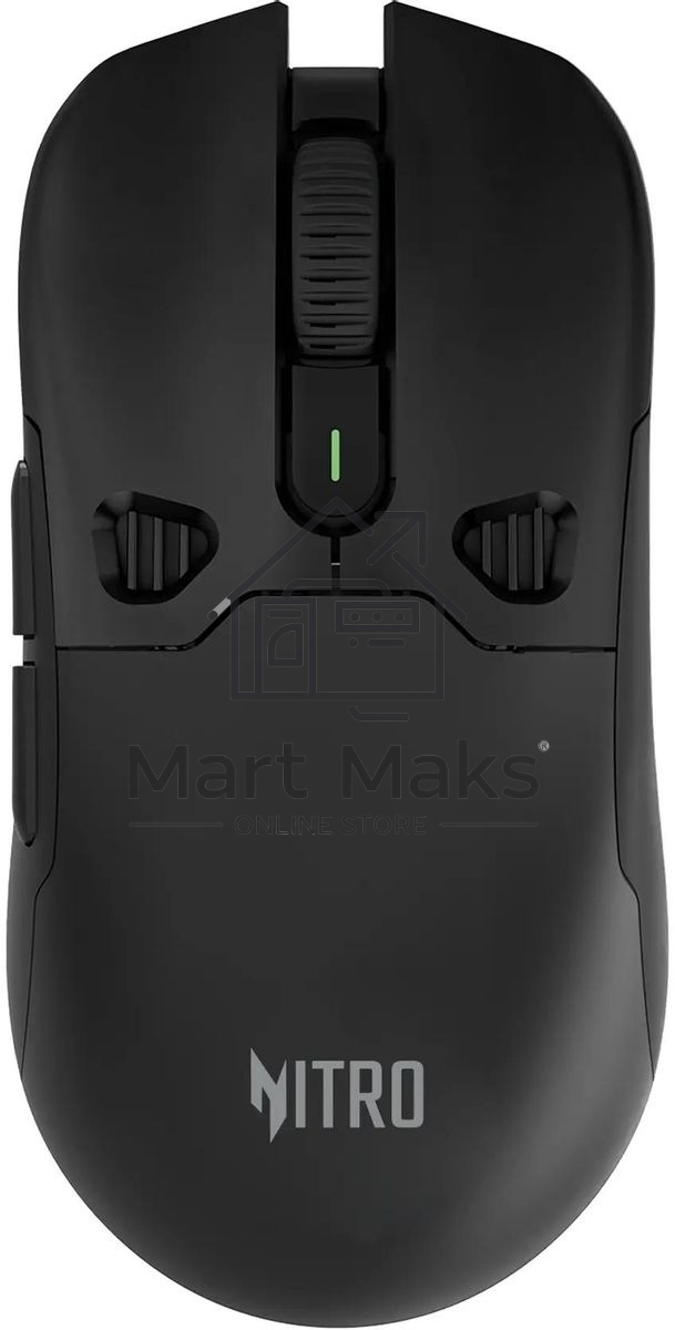 Мышь беспроводная Acer Nitro OMR404 черный, 6400 dpi, радиоканал, Bluetooth, USB, кнопки - 6