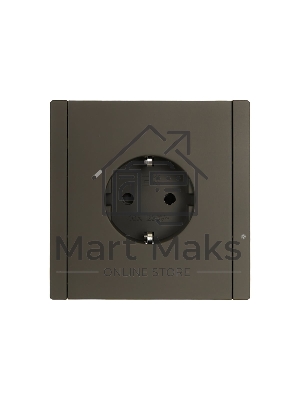 Розетка СП FORTE&PIANO FP315 16А с заземл. защ. шторки винт. крепл. сер. IEK FP-R14-16-K03