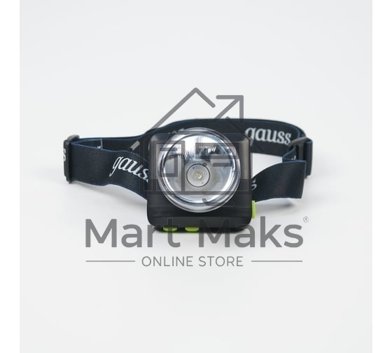 Фонарь налобный GAUSS GFL401 5W 100lm диммируемый Li-ion 3000mAh LED