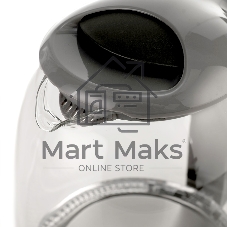 Чайник Centek CT-0034 (серый) Vancouver стекло, 1.8л, 2200 Вт, внутренняя LED подсветка, кнопка