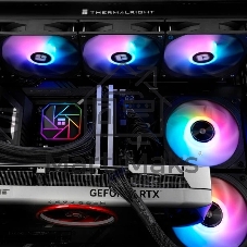 Система жидкостного охлаждения Thermalright Aqua Elite 360 Black ARGB V3, 360 мм, 3x120 мм, ARGB