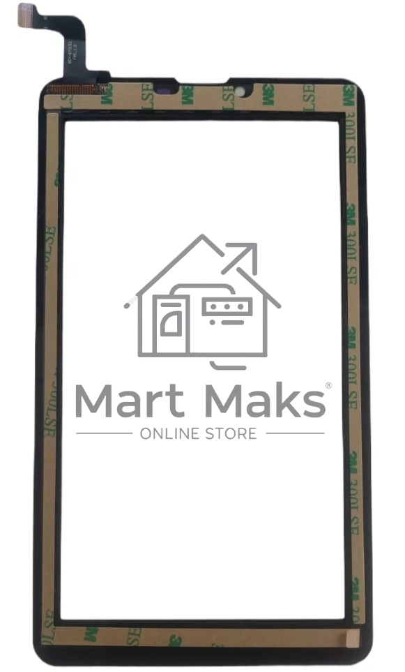 Сенсорное стекло (тачскрин) для Prestigio Wize 1177 4G, черное