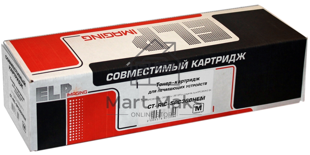 Картридж лазерный ELP type SPC360HE magenta (6000 стр.) для Ricoh SPC360DNw/360SFNw/361SFNw