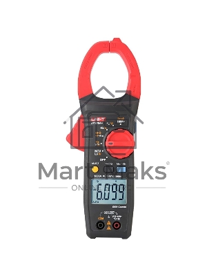 Токоизмерительные клещи UT205A+ Напряжение постоянного/переменного тока (1000 В); переменный ток (1000А); Сопротивление (40 МОм); Емкость (40 мФ); Частота (10 МГц); Отверстие челюсти 42 мм