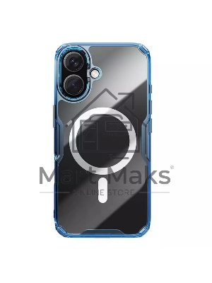 Чехол Nature TPU Pro Magnetic Case, синий, (AP iP16)