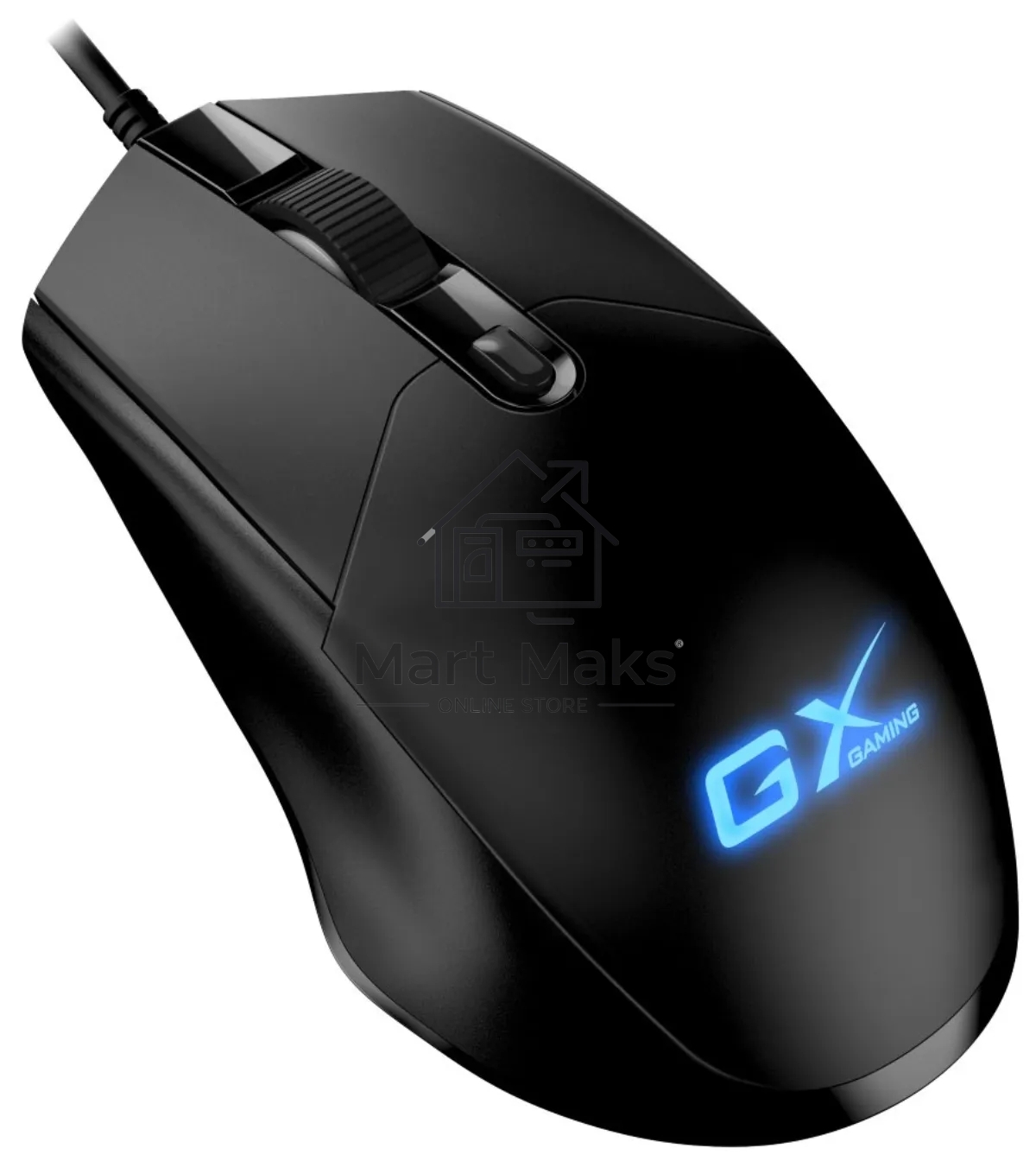 Мышь проводная Genius Scorpion M300 черный, 2400 dpi, USB, кнопки - 4